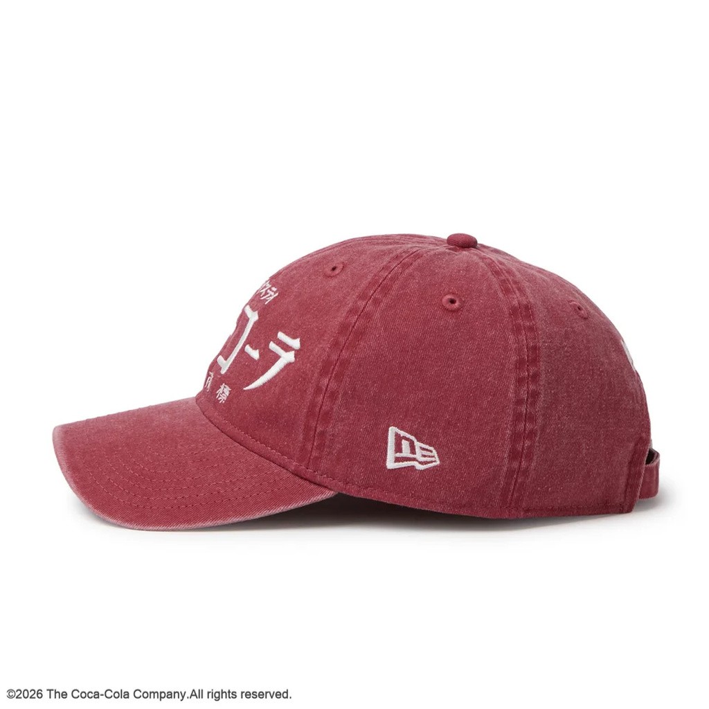 NEW ERA 9TWENTY Coca-Cola コカ・コーラ アシッドウォッシュ レッド