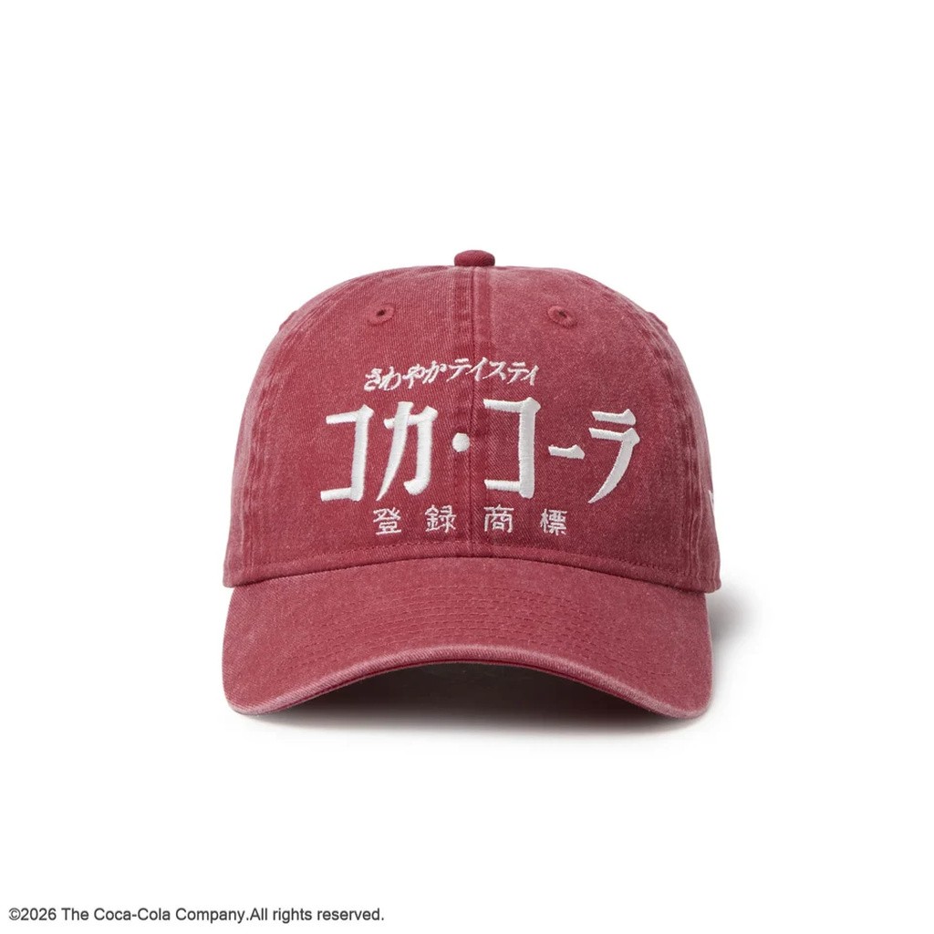 NEW ERA 9TWENTY Coca-Cola コカ・コーラ アシッドウォッシュ レッド