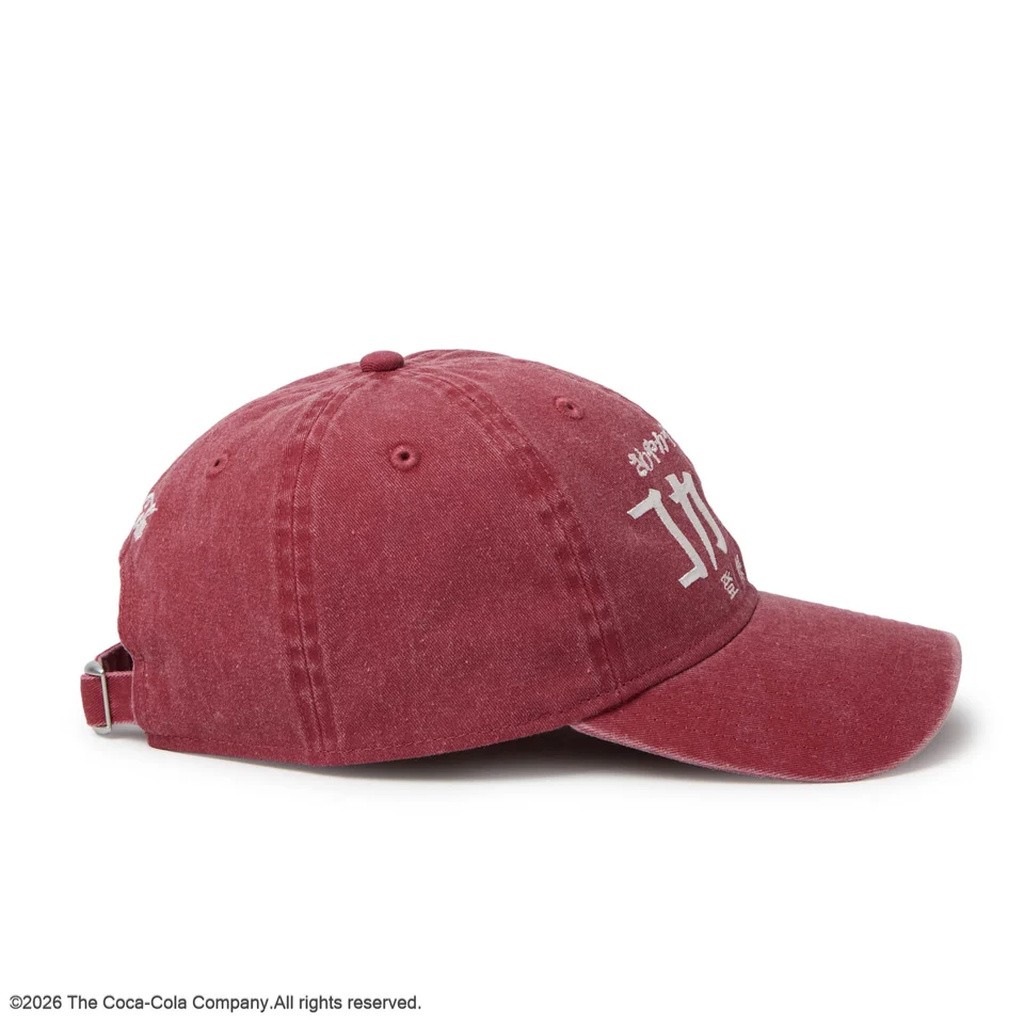 NEW ERA 9TWENTY Coca-Cola コカ・コーラ アシッドウォッシュ レッド