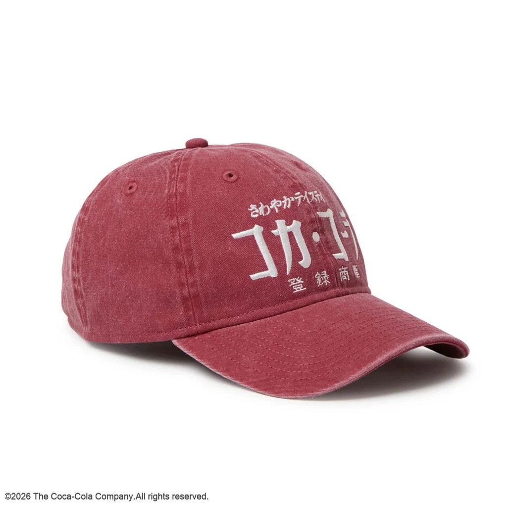 NEW ERA 9TWENTY Coca-Cola コカ・コーラ アシッドウォッシュ レッド