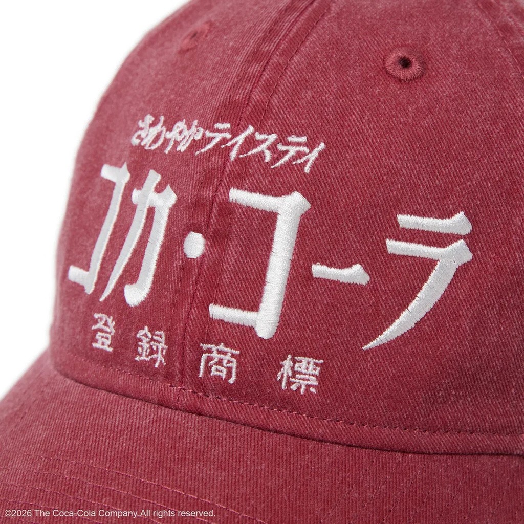 NEW ERA 9TWENTY Coca-Cola コカ・コーラ アシッドウォッシュ レッド
