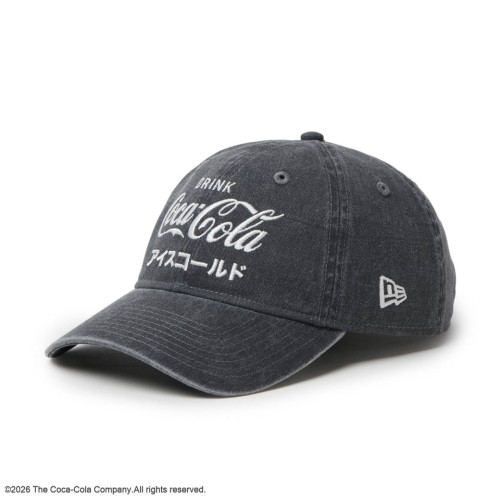 NEW ERA 9TWENTY Coca-Cola コカ・コーラ アシッドウォッシュ ブラック