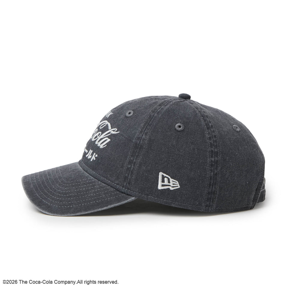 NEW ERA 9TWENTY Coca-Cola コカ・コーラ アシッドウォッシュ ブラック