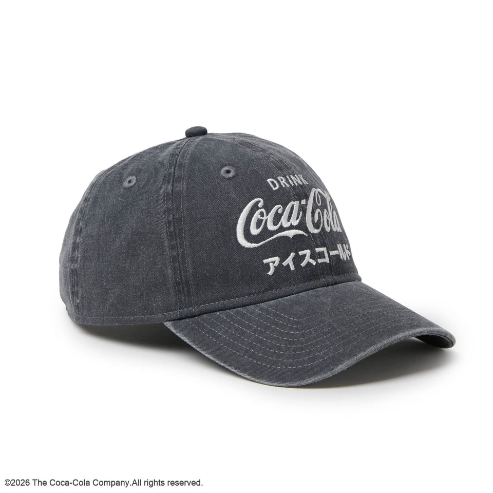 NEW ERA 9TWENTY Coca-Cola コカ・コーラ アシッドウォッシュ ブラック
