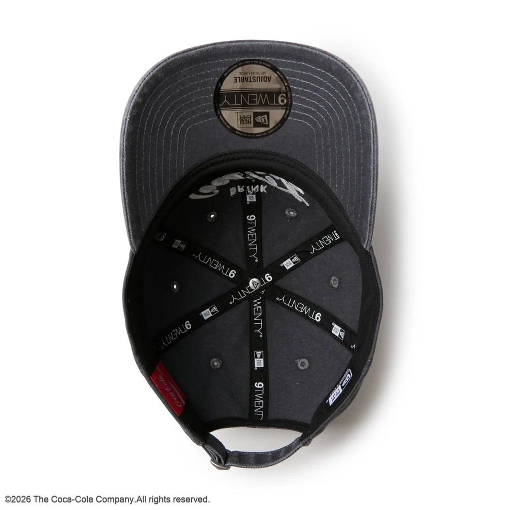 NEW ERA 9TWENTY Coca-Cola コカ・コーラ アシッドウォッシュ ブラック