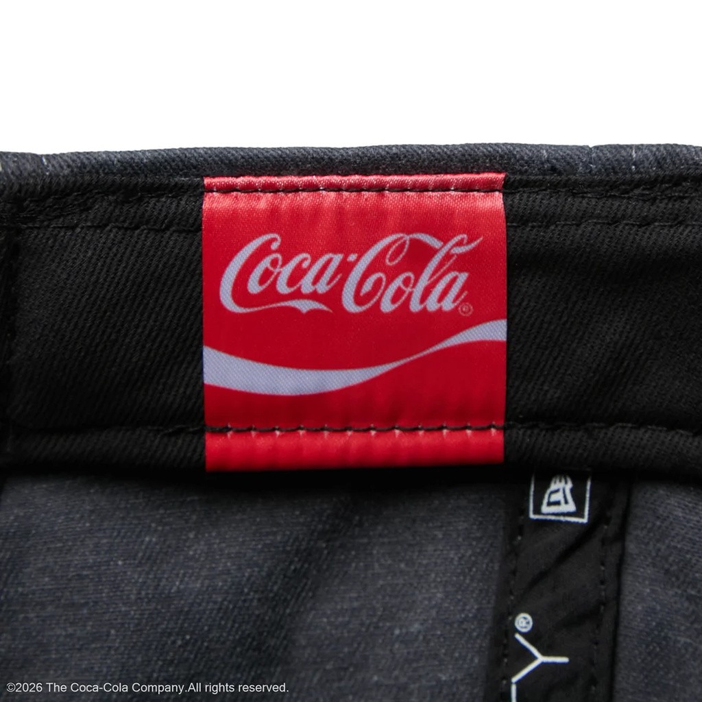 NEW ERA 9TWENTY Coca-Cola コカ・コーラ アシッドウォッシュ ブラック