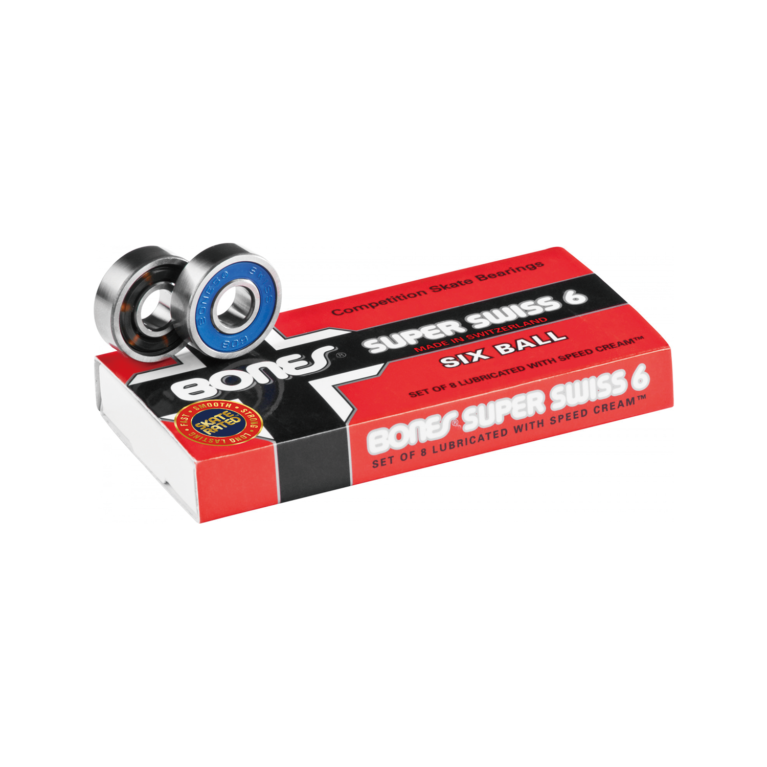 BONES BEARINGS SUPER SWISS 6 BALLS