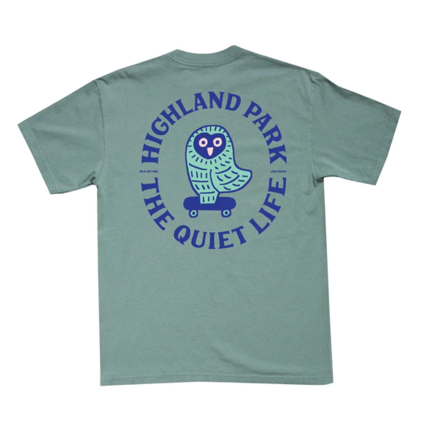 THE QUIET LIFE  SKATING OWL T (FRONT/BACK)