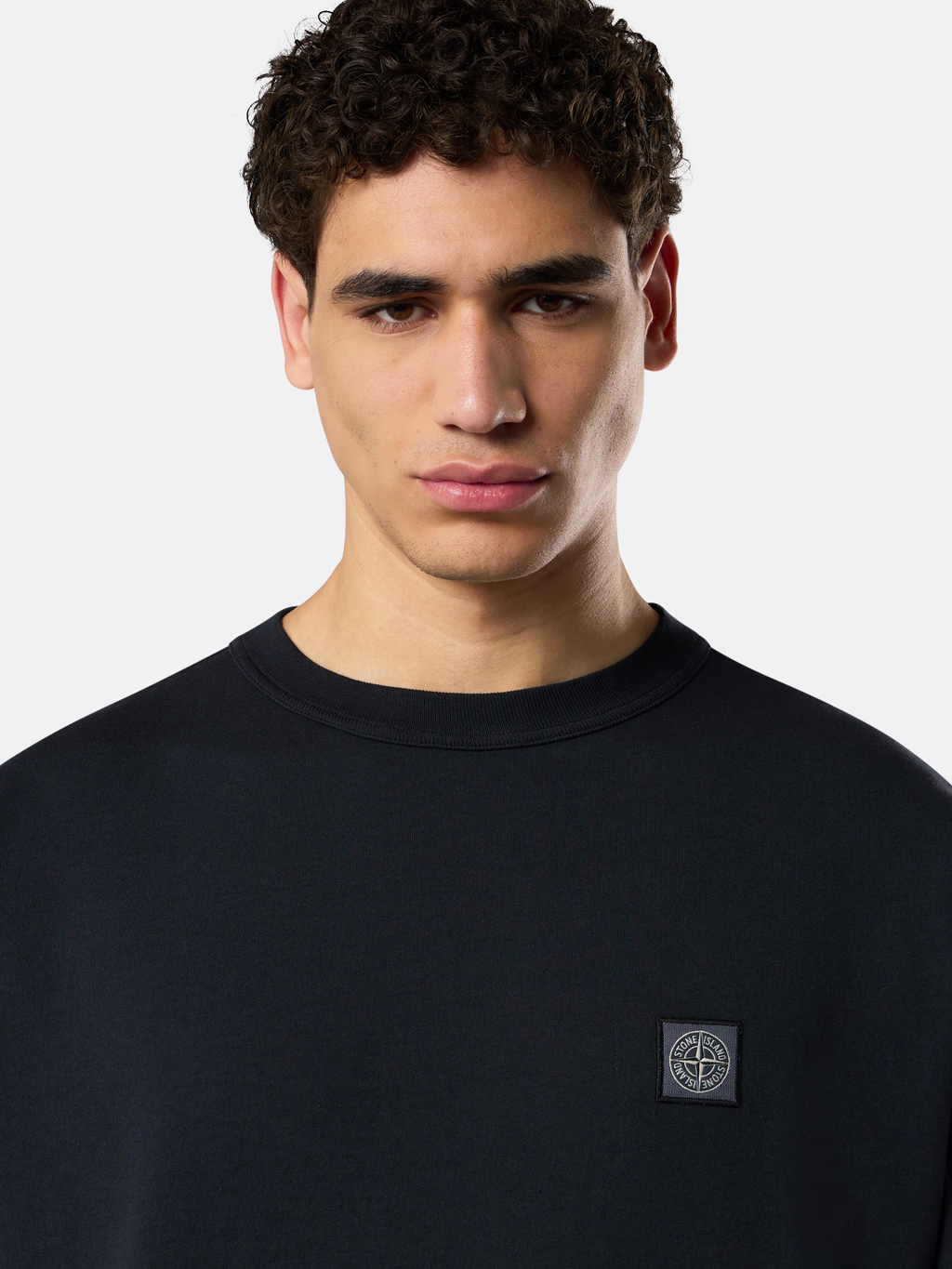 STONE ISLAND COMBED ORGANIC COTTON JERSEY