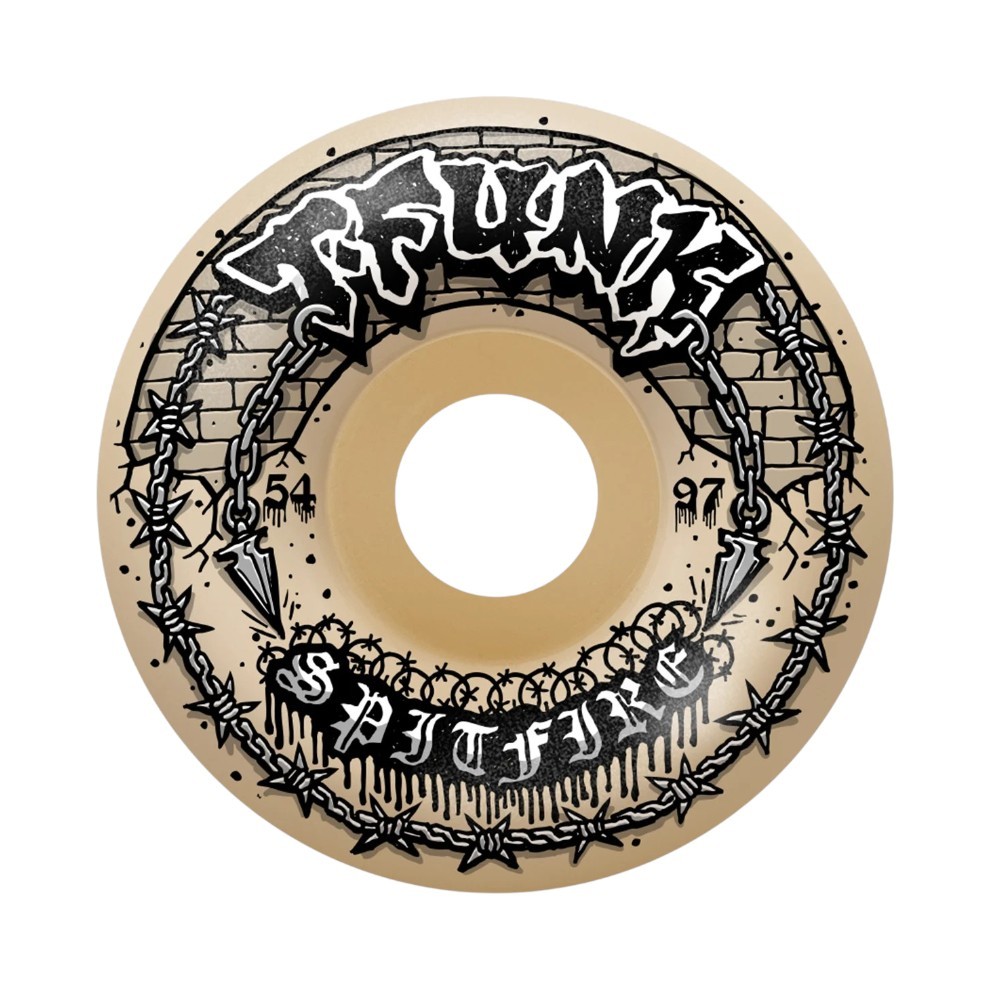 SPITFIRE F4 97A T-FUNK RAW RF NAT wheel 54mm