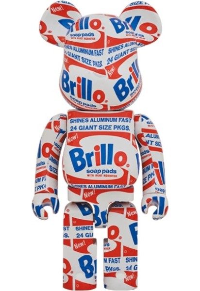 BE@RBRICK ANDY WARHOL "BRILLO" 1000%