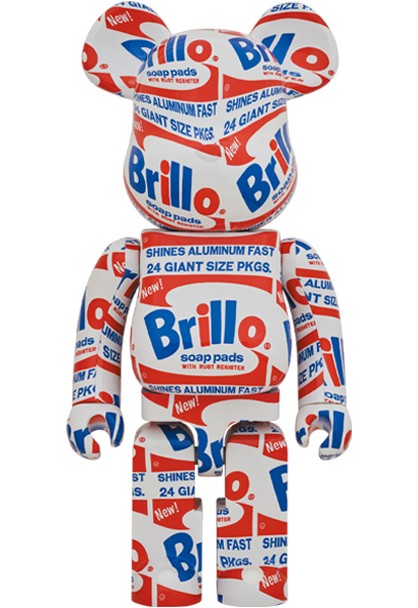 BE@RBRICK ANDY WARHOL "BRILLO" 1000%