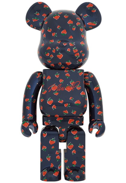BE@RBRICK MUVEIL "STRAWBERRY PATTERN" 1000%