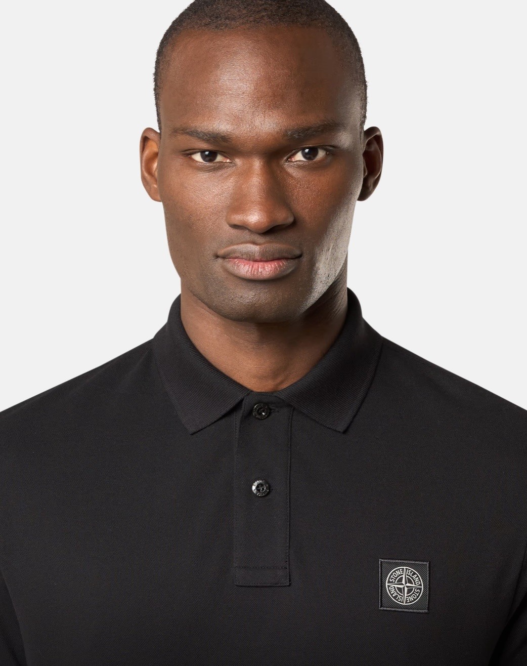 STONE ISLAND ORGANIC COTTON ELASTANE PIQUÉ