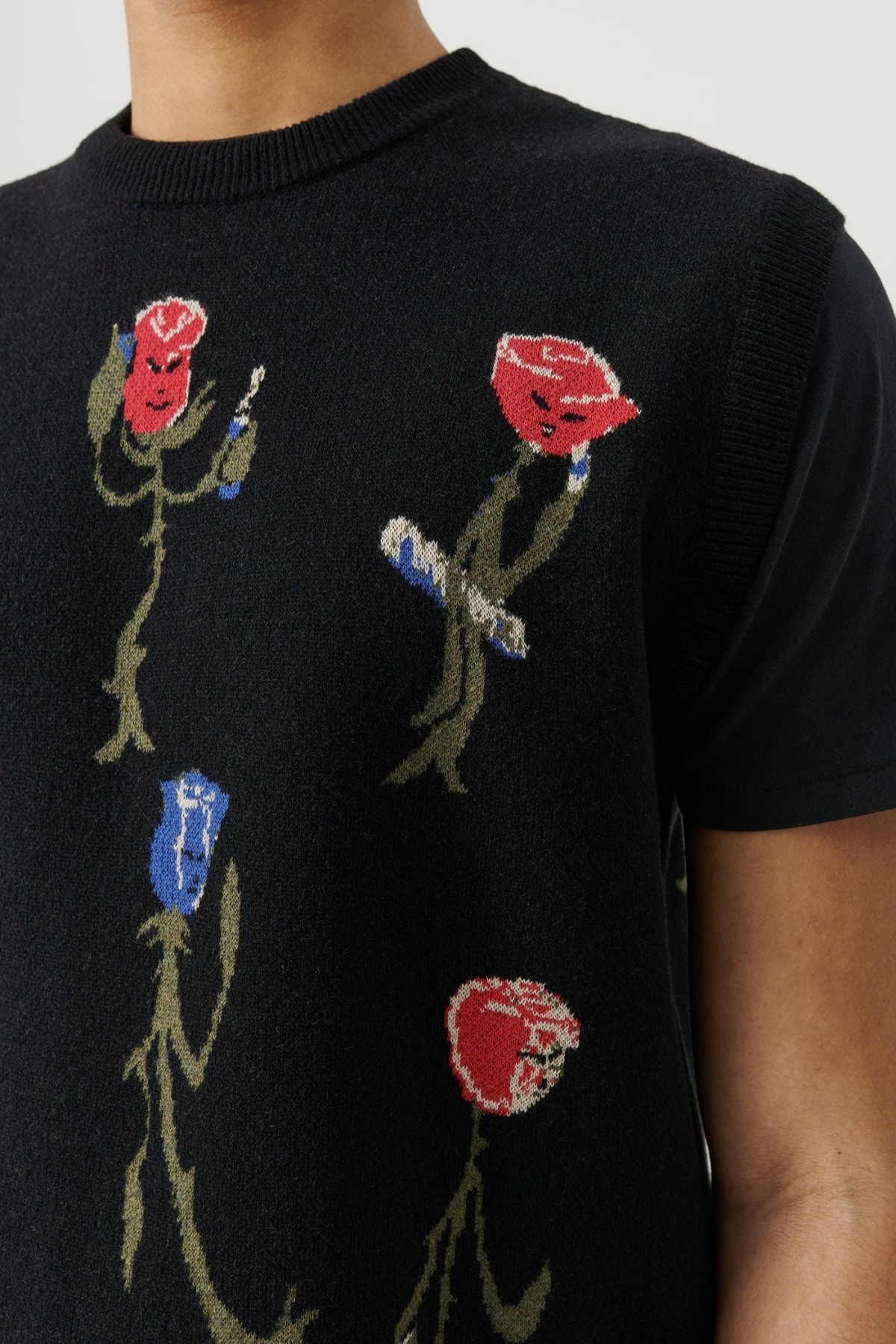 SOULLAND WOOL TOBY VEST