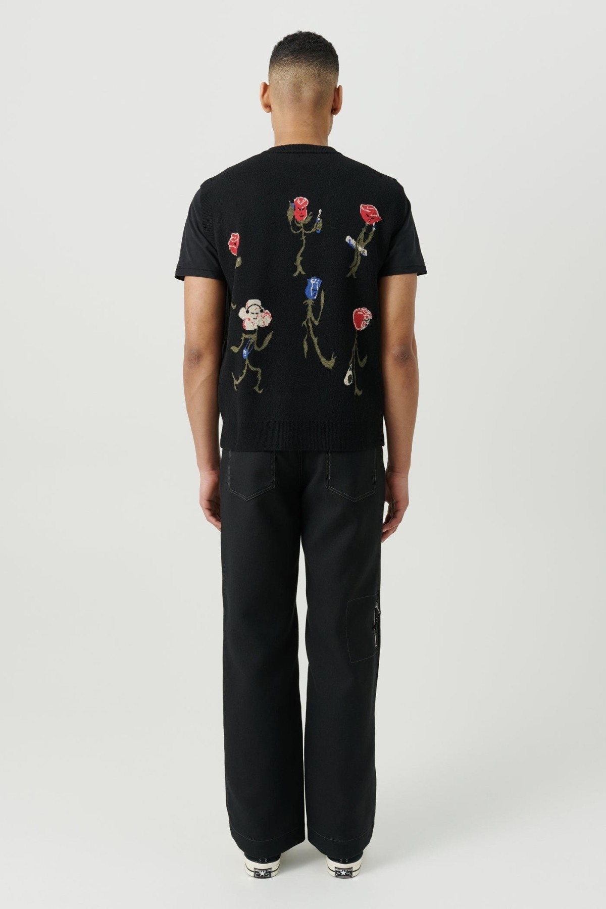 SOULLAND WOOL TOBY VEST