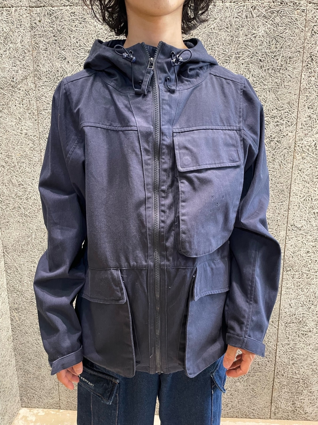 POP TRADING COMPANY BIG POCKET HOODED JACKET