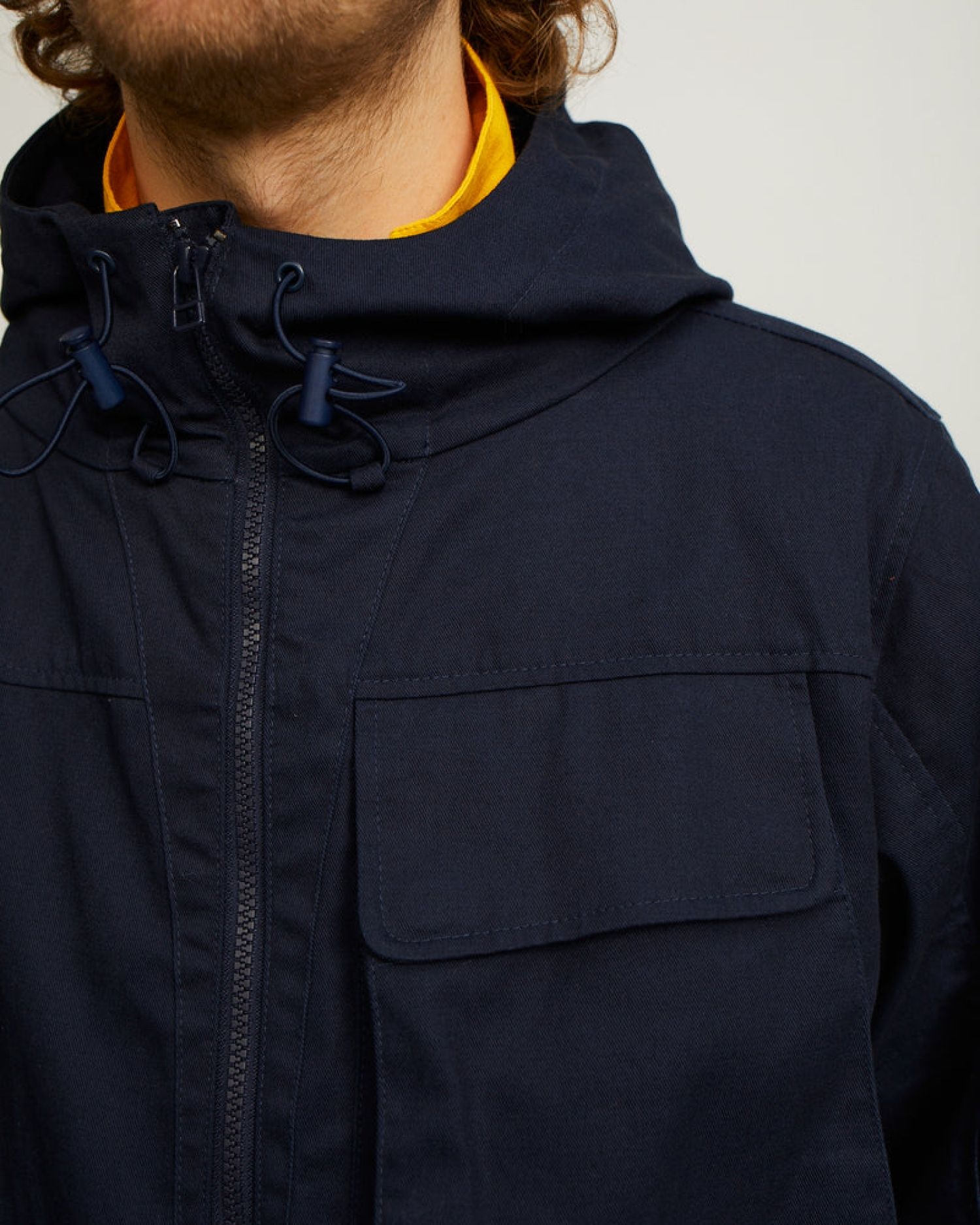 POP TRADING COMPANY BIG POCKET HOODED JACKET