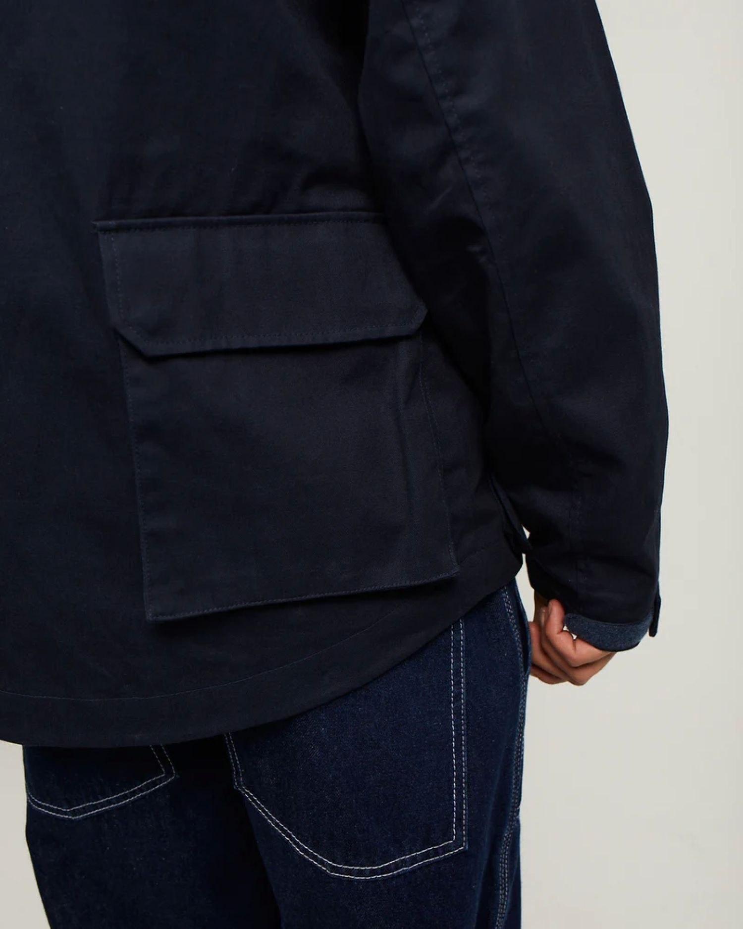 POP TRADING COMPANY BIG POCKET HOODED JACKET