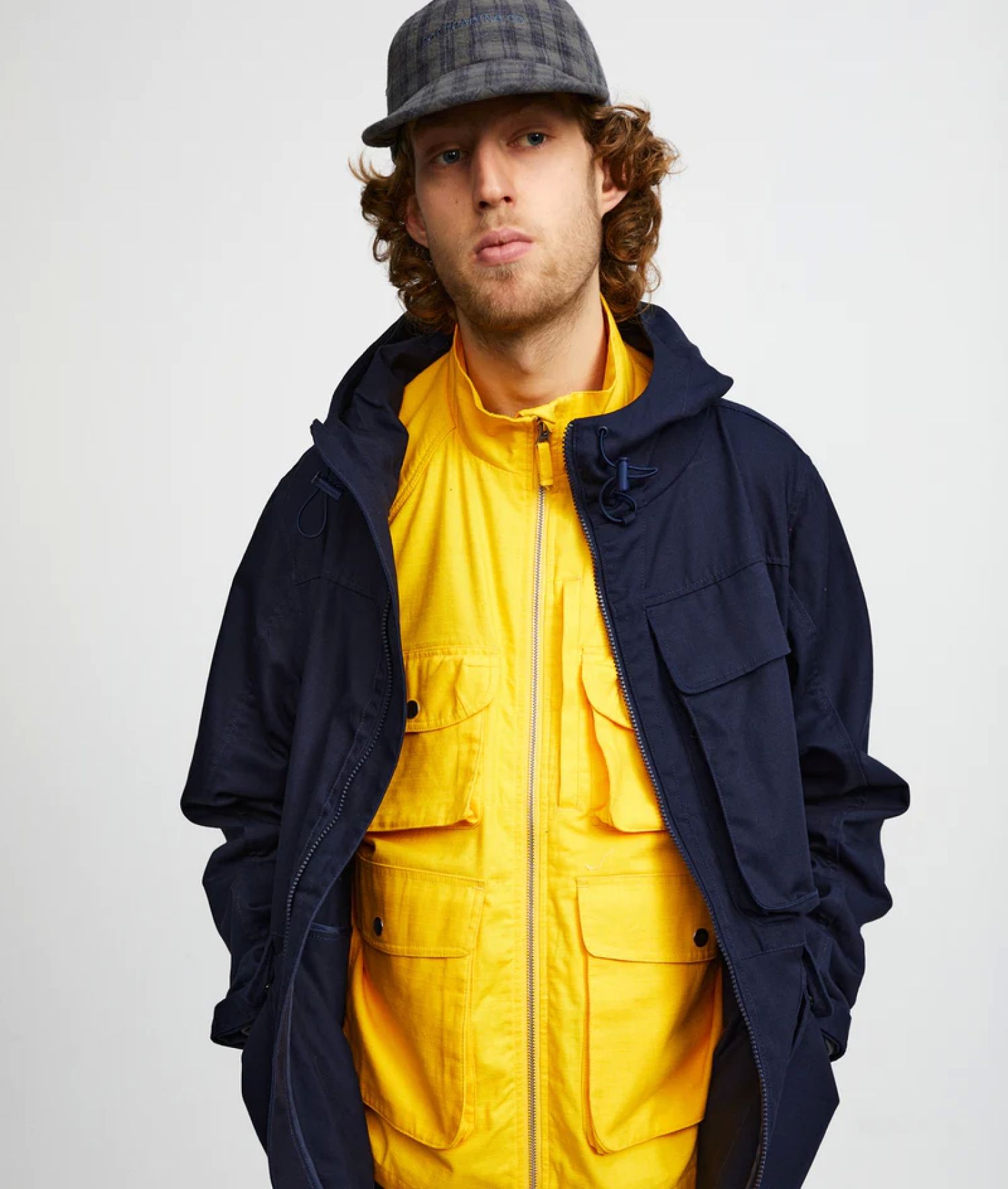 POP TRADING COMPANY BIG POCKET HOODED JACKET