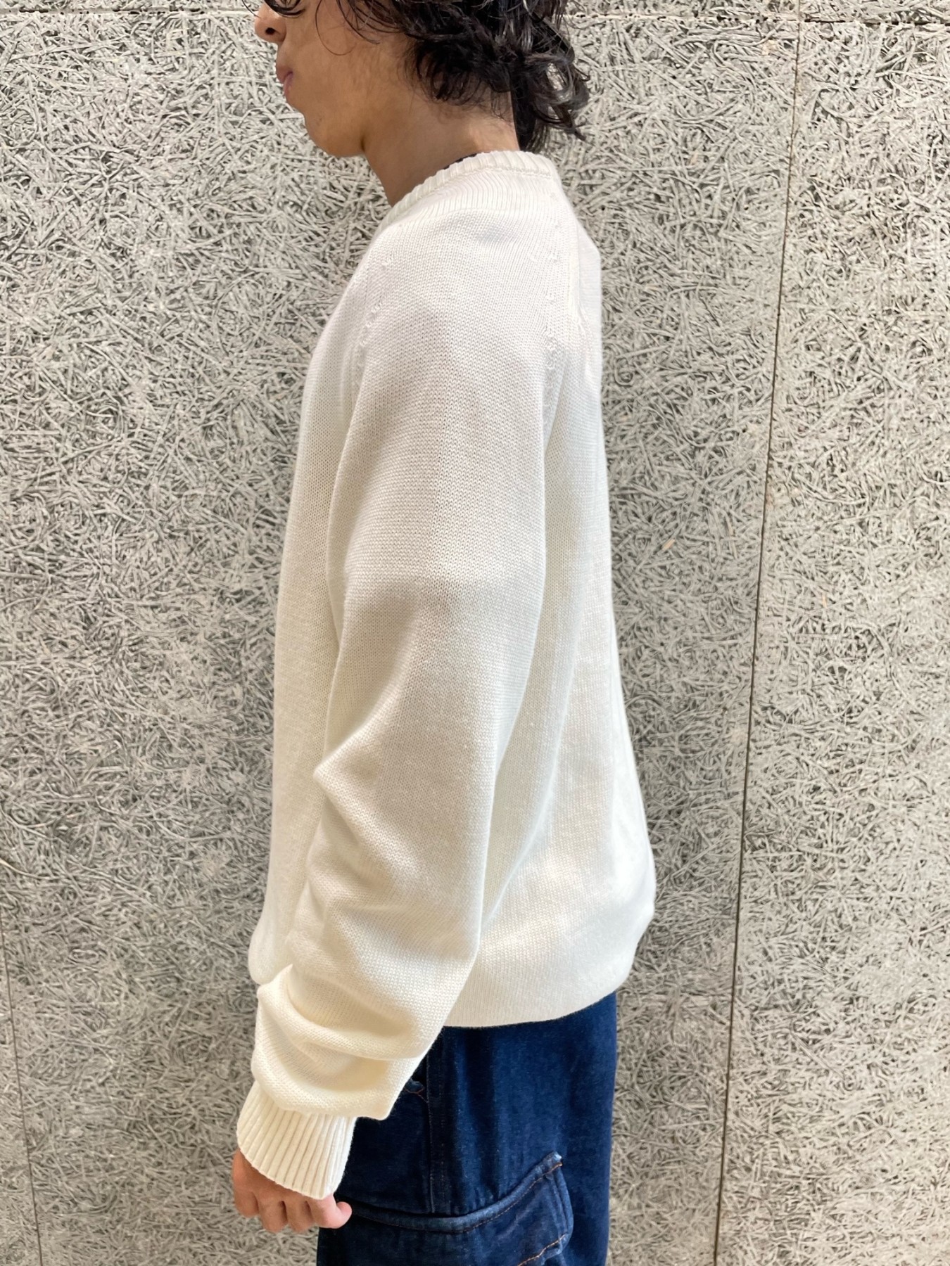 POP TRADING COMPANY ARCH KNITTED CREWNECK