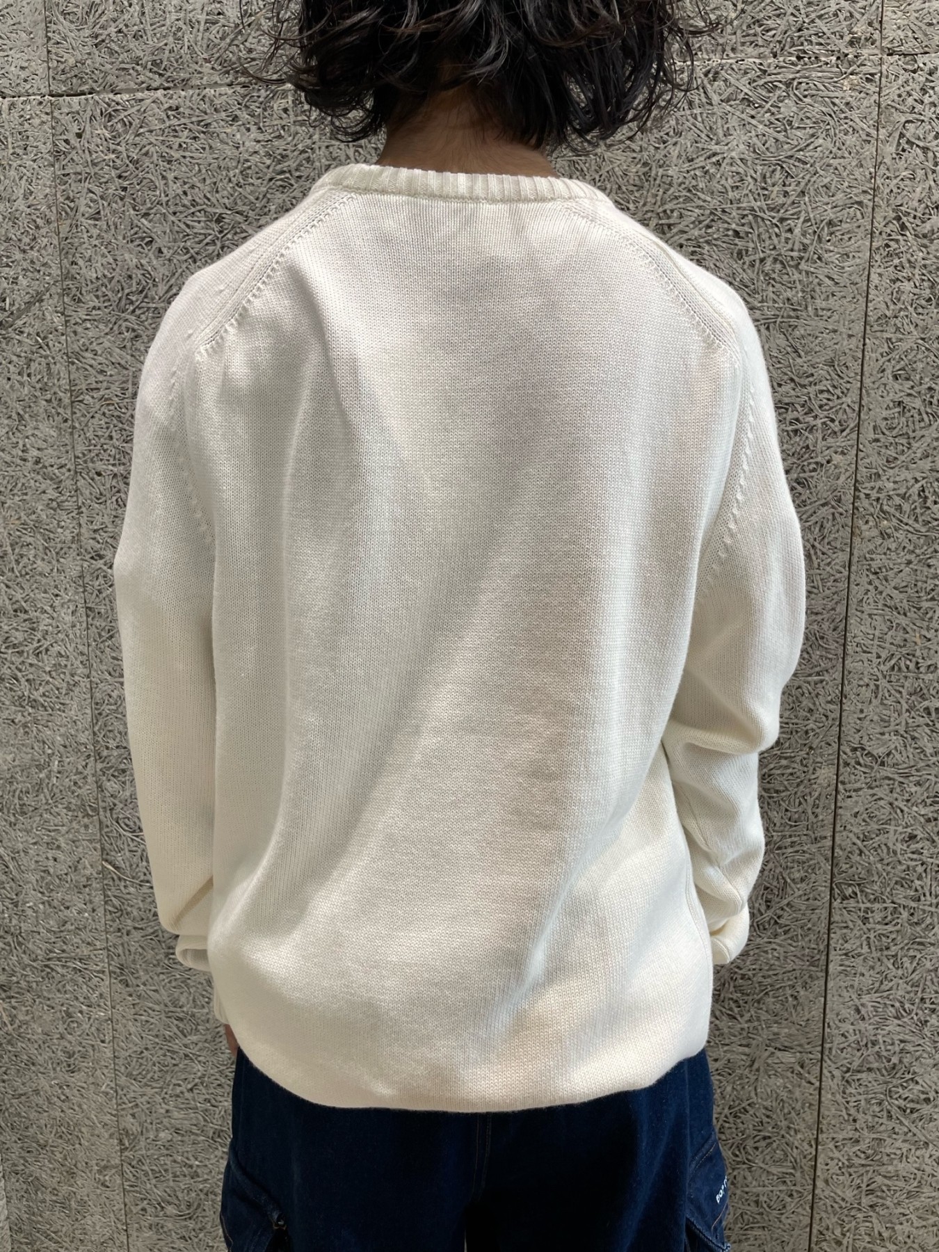 POP TRADING COMPANY ARCH KNITTED CREWNECK