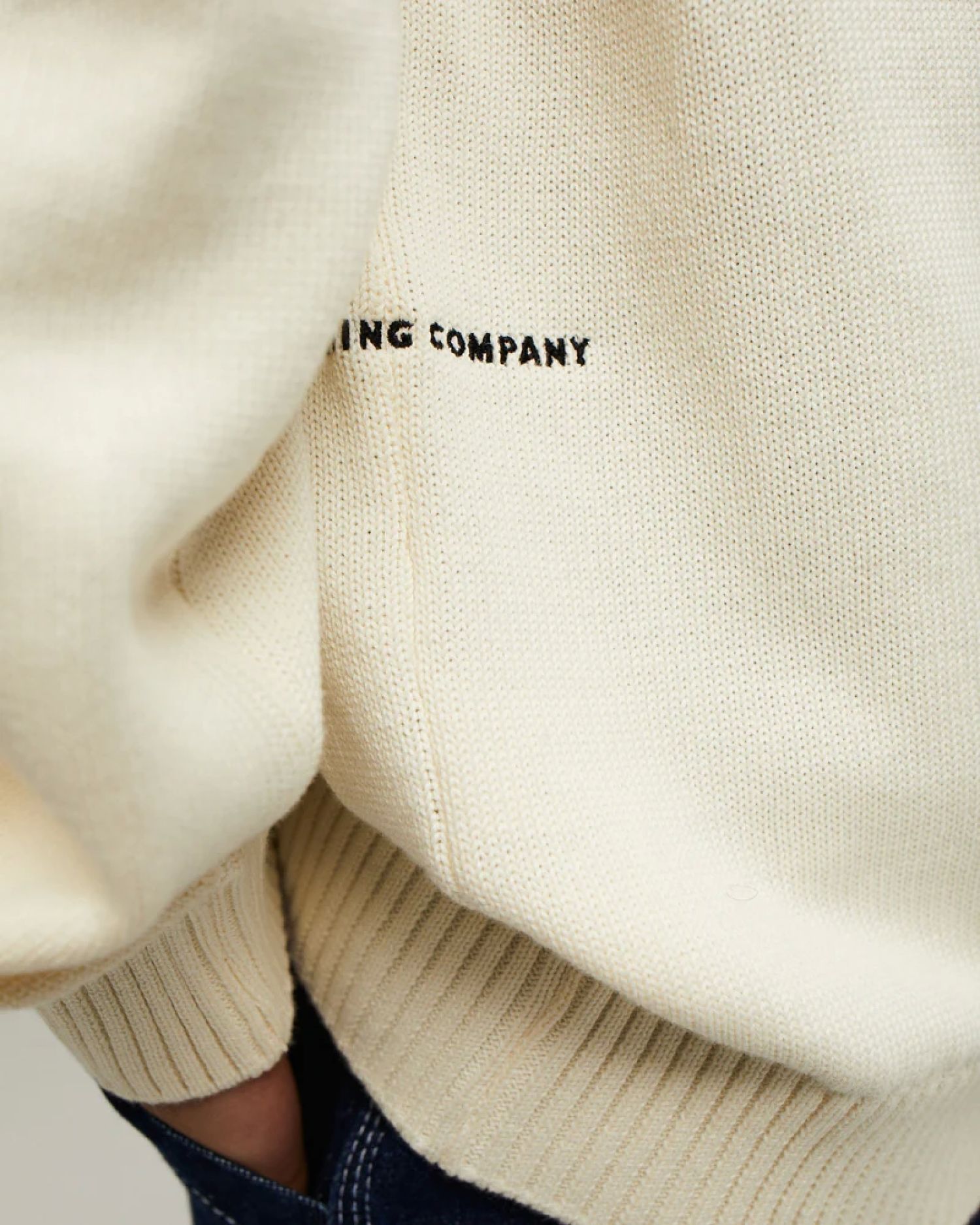 POP TRADING COMPANY ARCH KNITTED CREWNECK