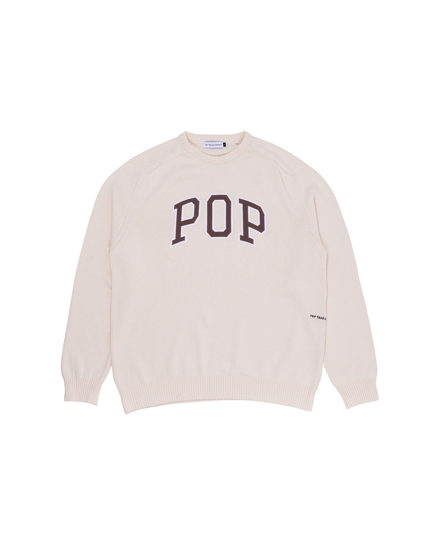 POP TRADING COMPANY ARCH KNITTED CREWNECK