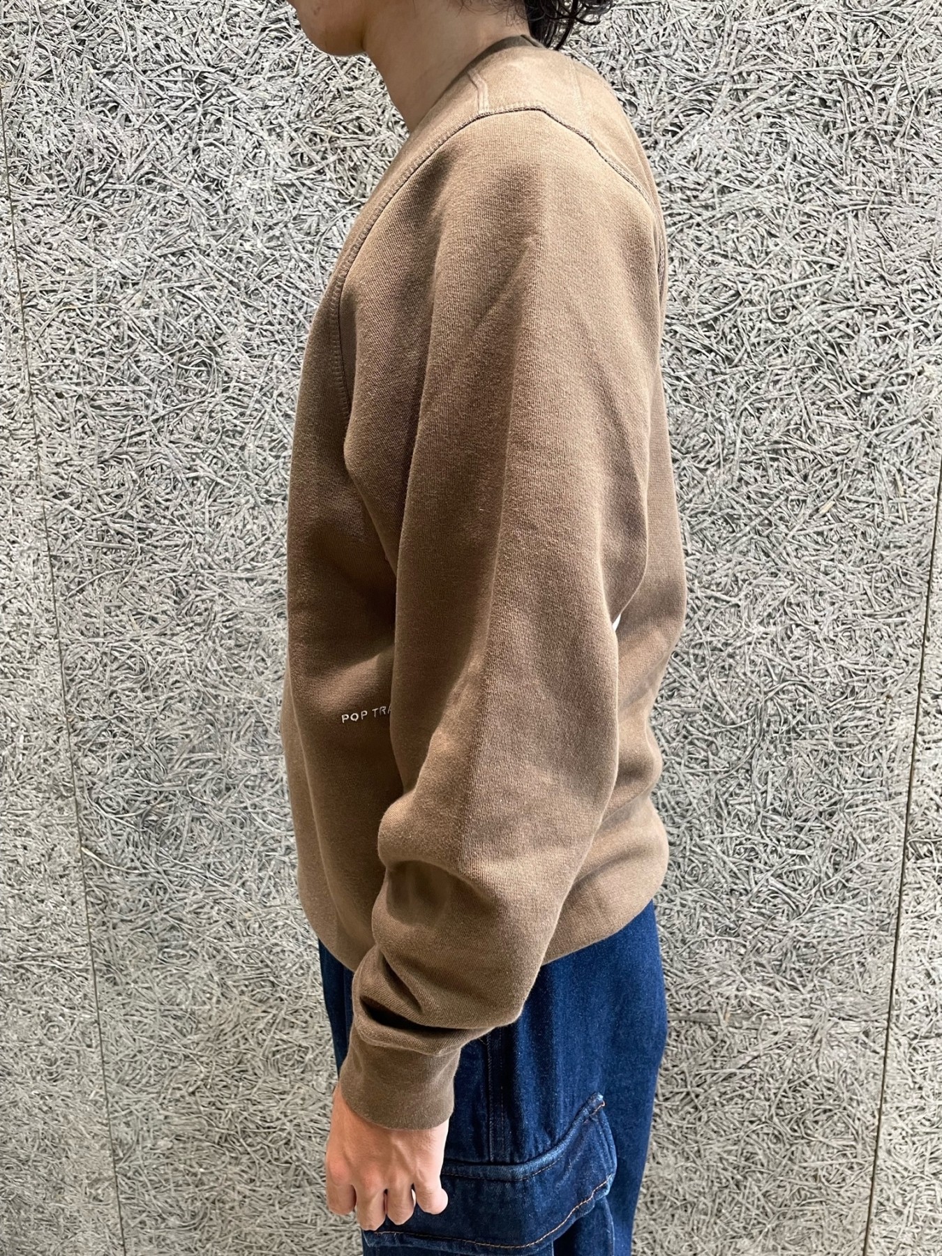 POP TRADING COMPANY LOGO CREWNECK SWEAT