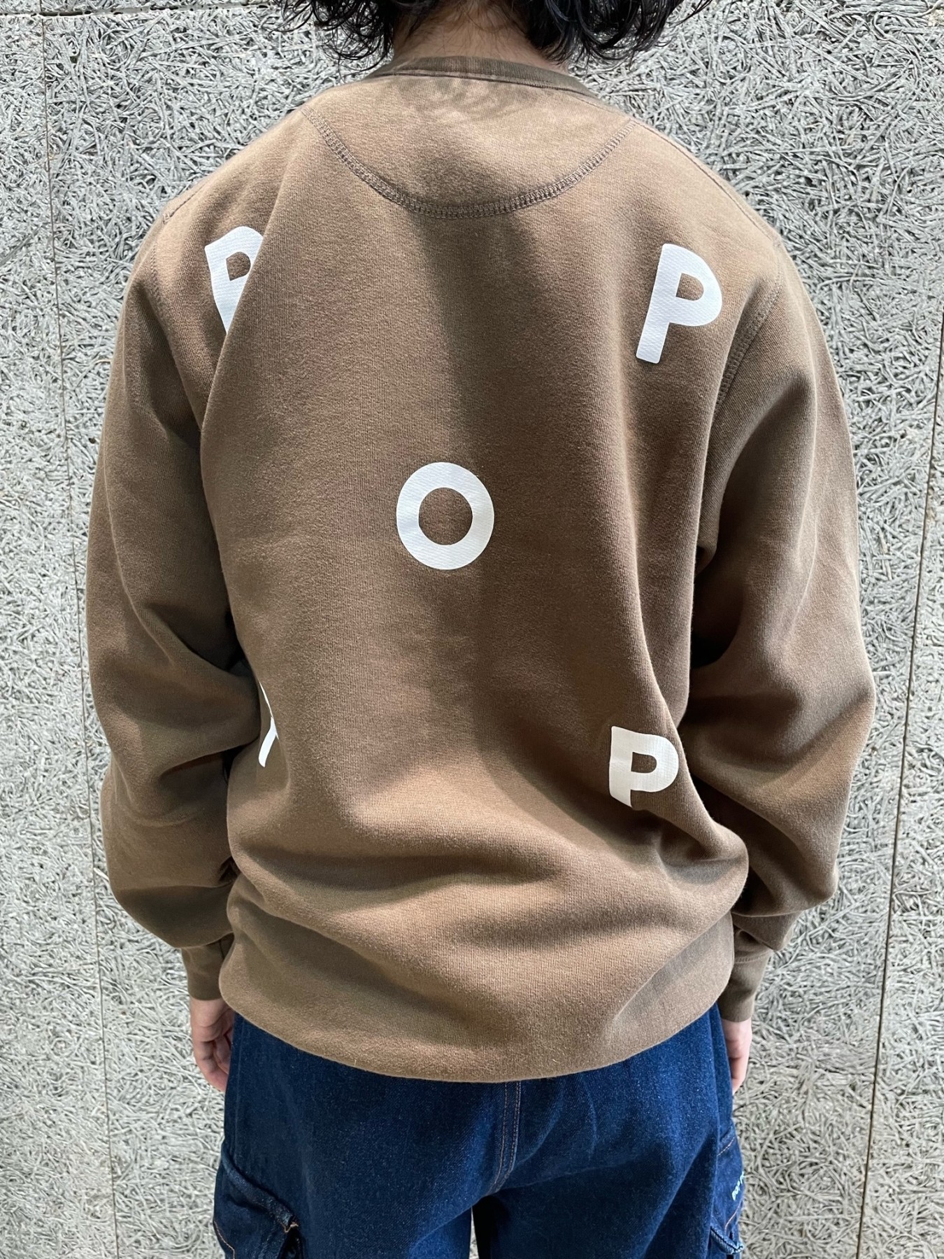 POP TRADING COMPANY LOGO CREWNECK SWEAT