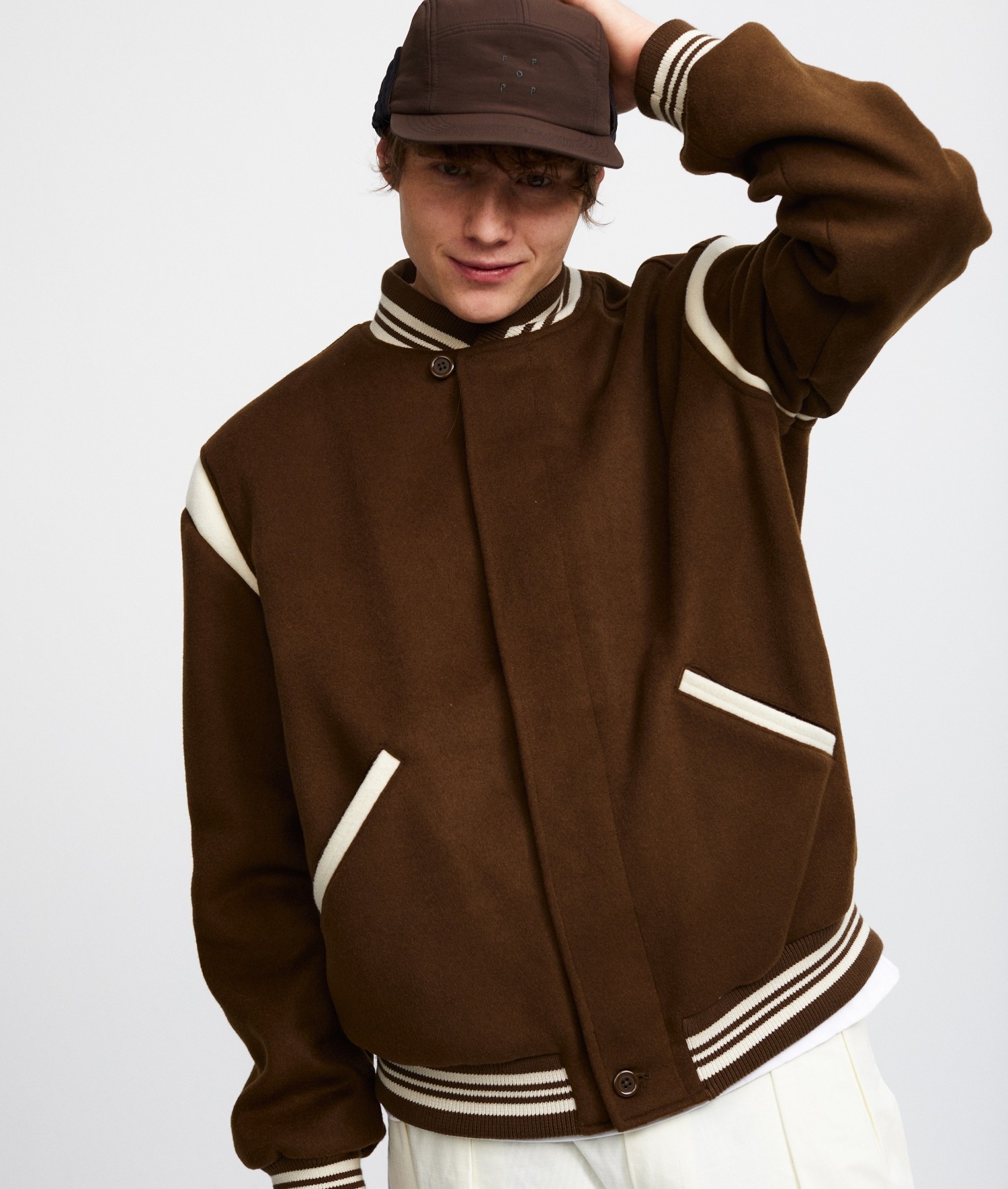 POP TRADING COMPANY VARSITY JACKET