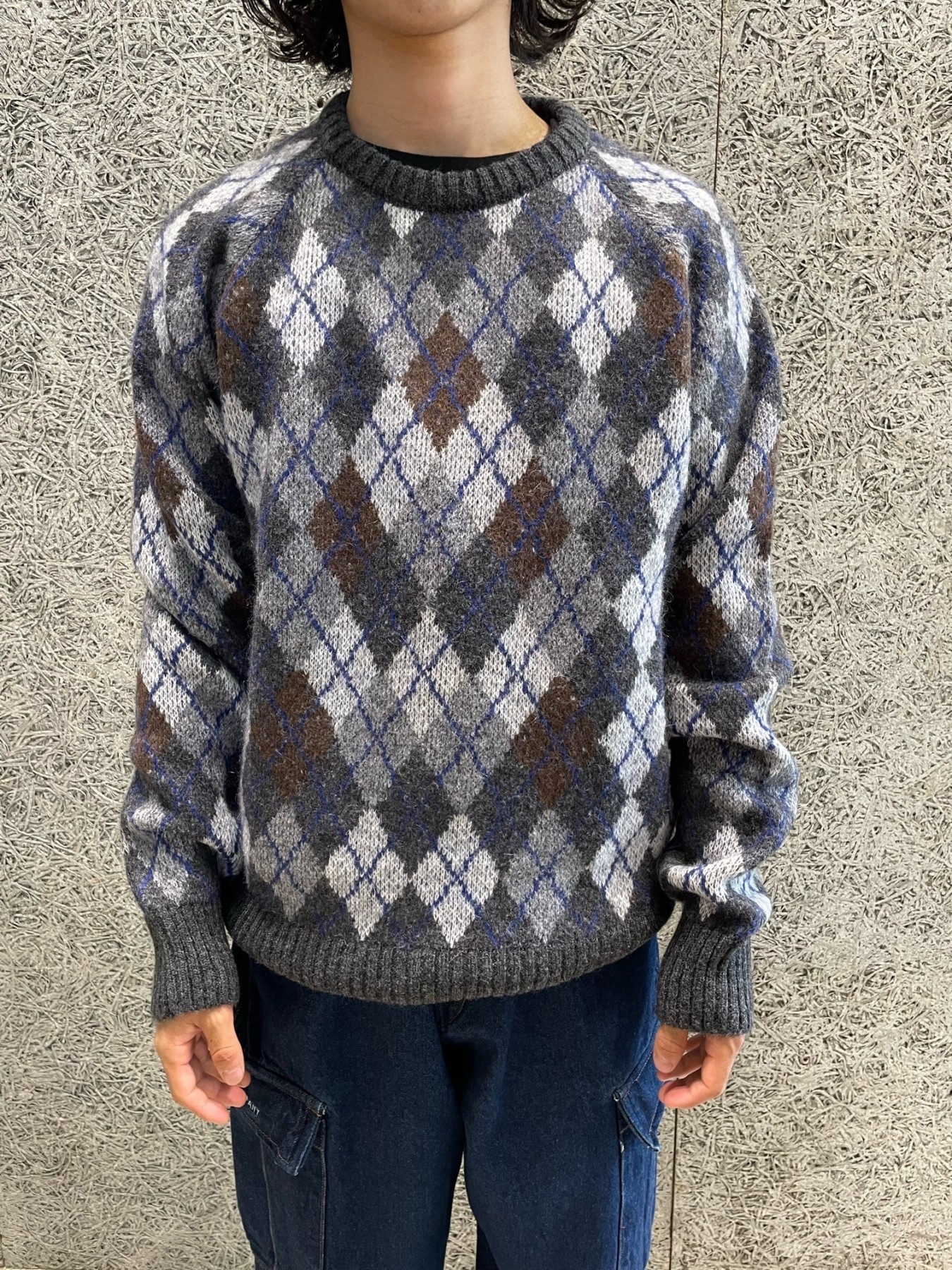 POP TRADING COMPANY BURLINGTON KNITTED CREWNECK