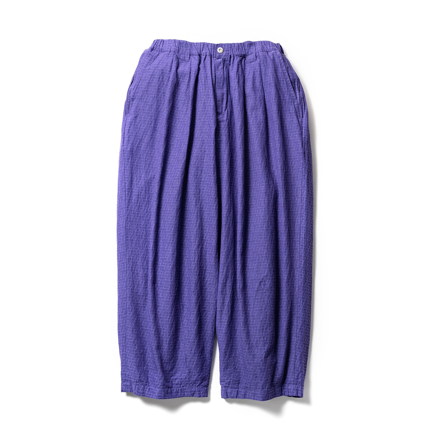 TIGHTBOOTH JACQUARD BAGGY SLACKS