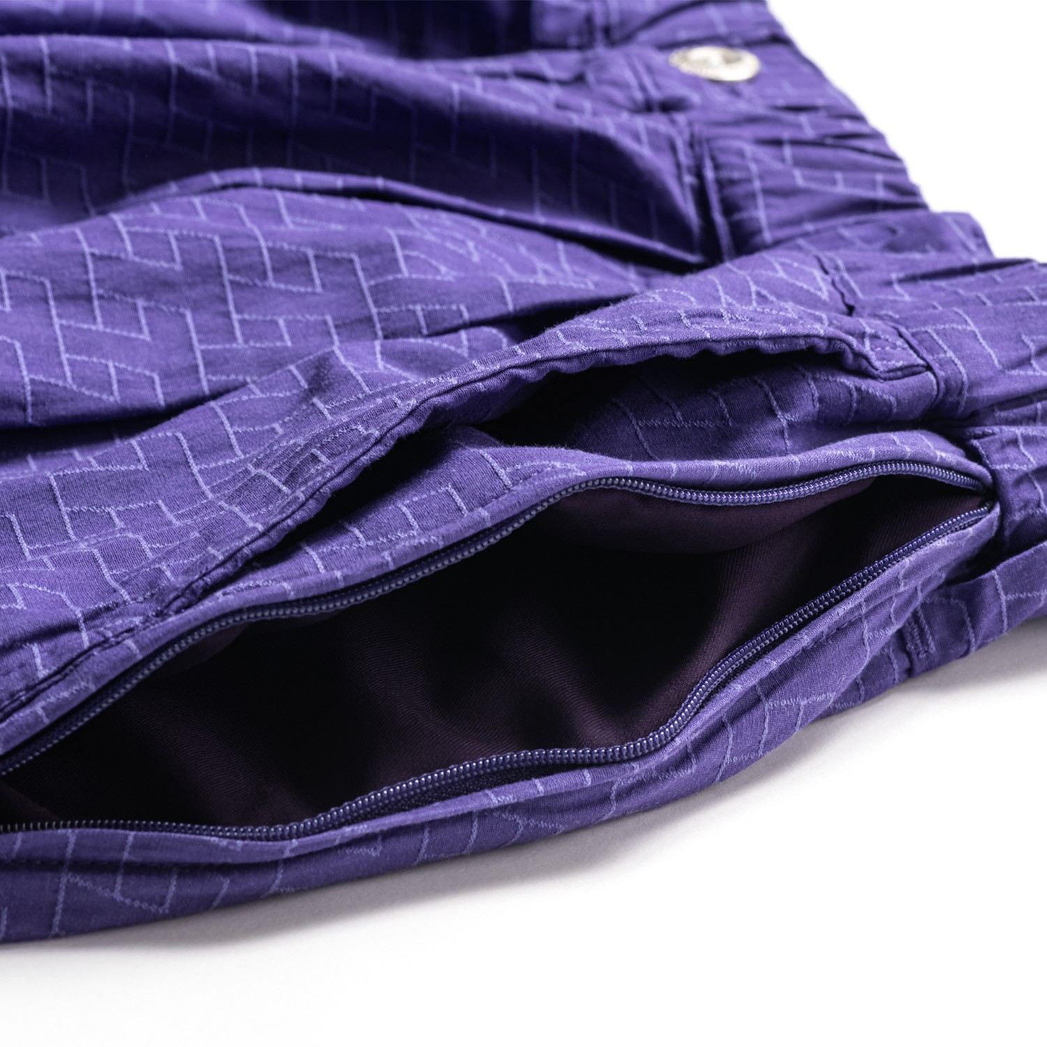 TIGHTBOOTH JACQUARD BAGGY SLACKS