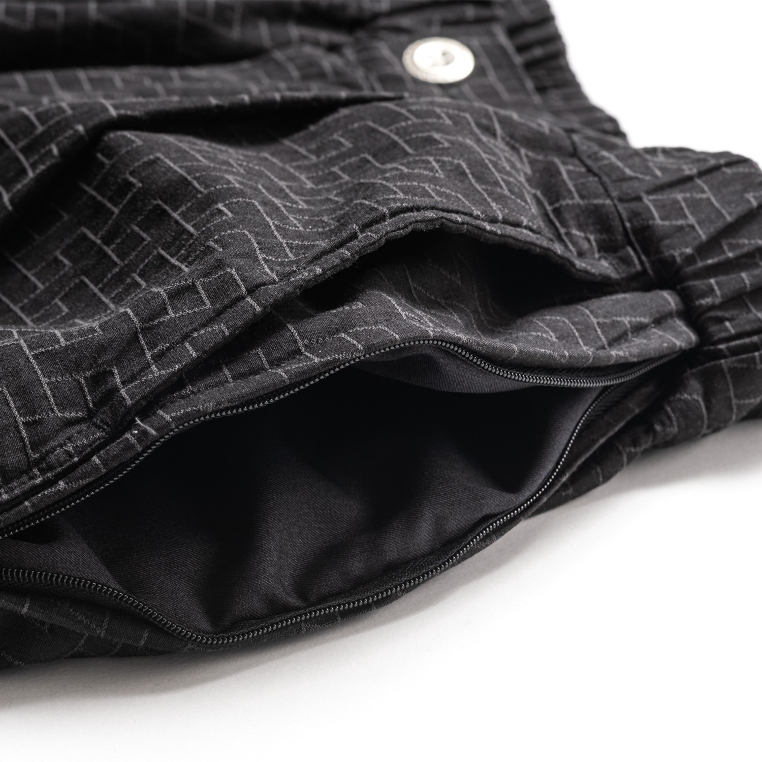TIGHTBOOTH JACQUARD BAGGY SLACKS