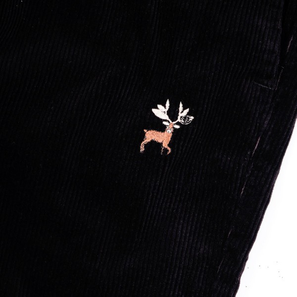 MAGENTA DEER CORD LOOSE PANTS