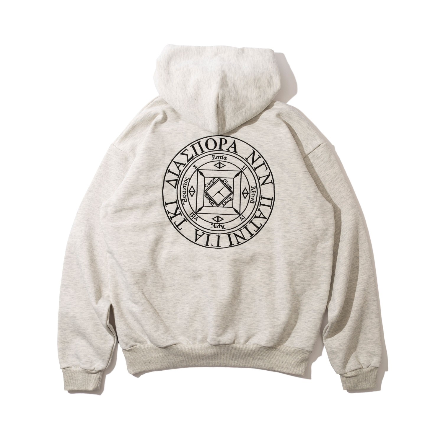 DIASPORA EMBROIDERED MAGIC CIRCLE HOODED SWEATSHIRT