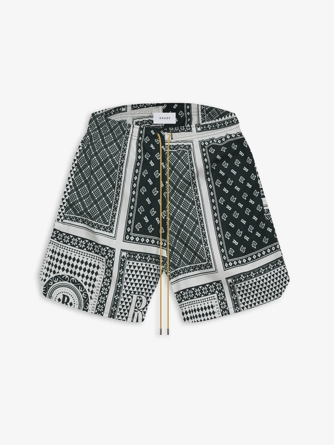 RHUDE BANDANA PRINT SWIM SHORT