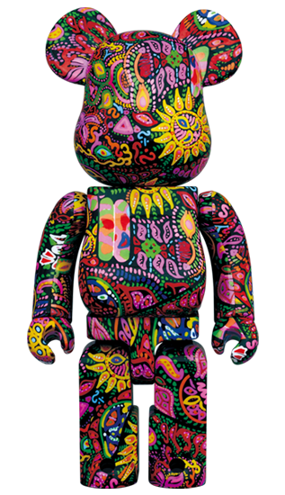 BE@RBRICK PSYCHEDELIC PAISLEY 1000%