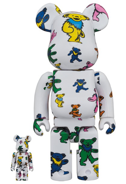 BE@RBRICK GRATEFUL DEAD 100% & 400% (DANCING BEAR)
