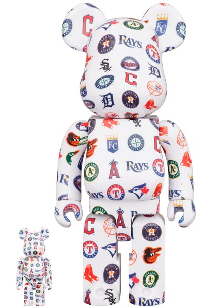 BE@RBRICK MLB AMERICAN LEAGUE (TM) 100% & 400%
