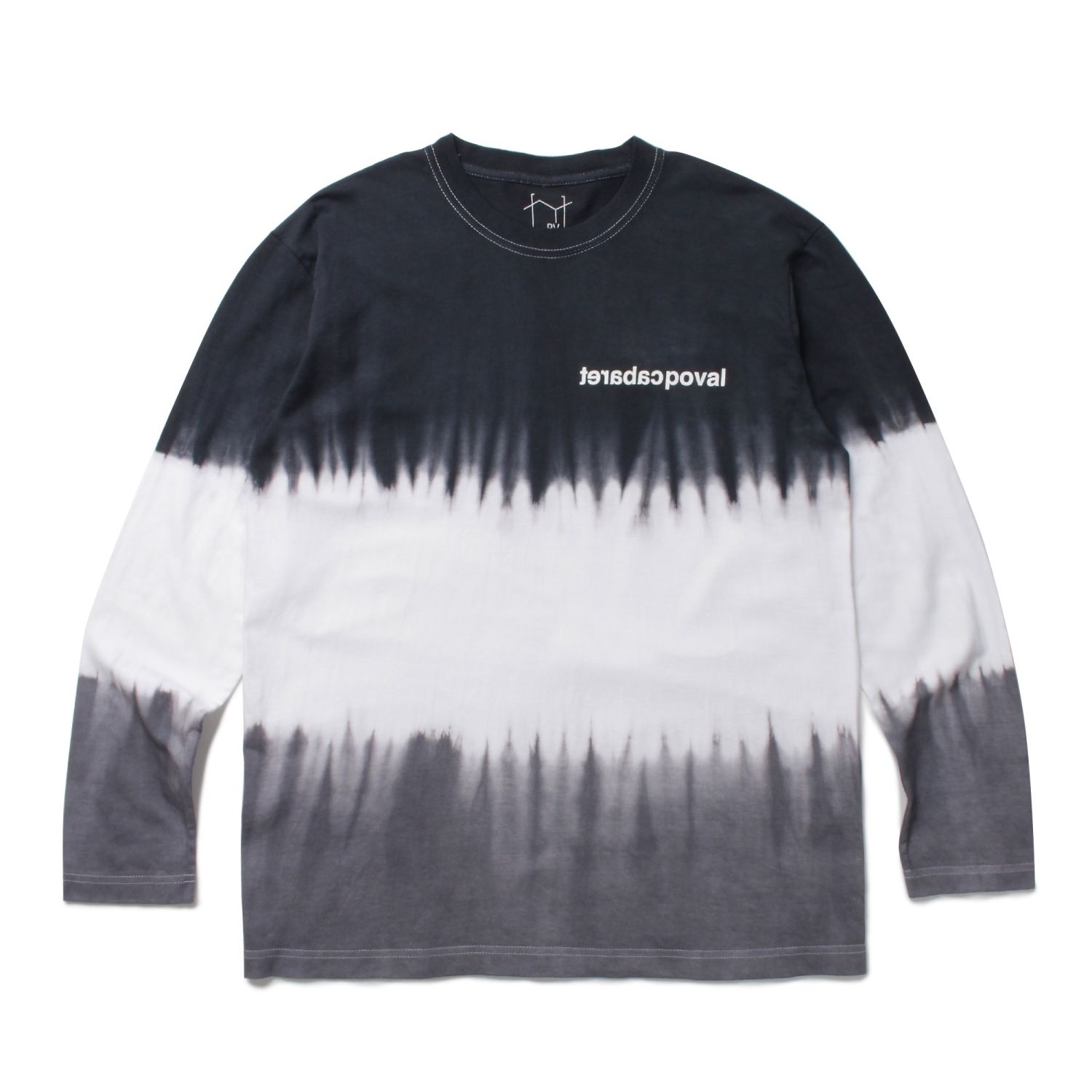 POVAL DYED STRIPE L/S TOP