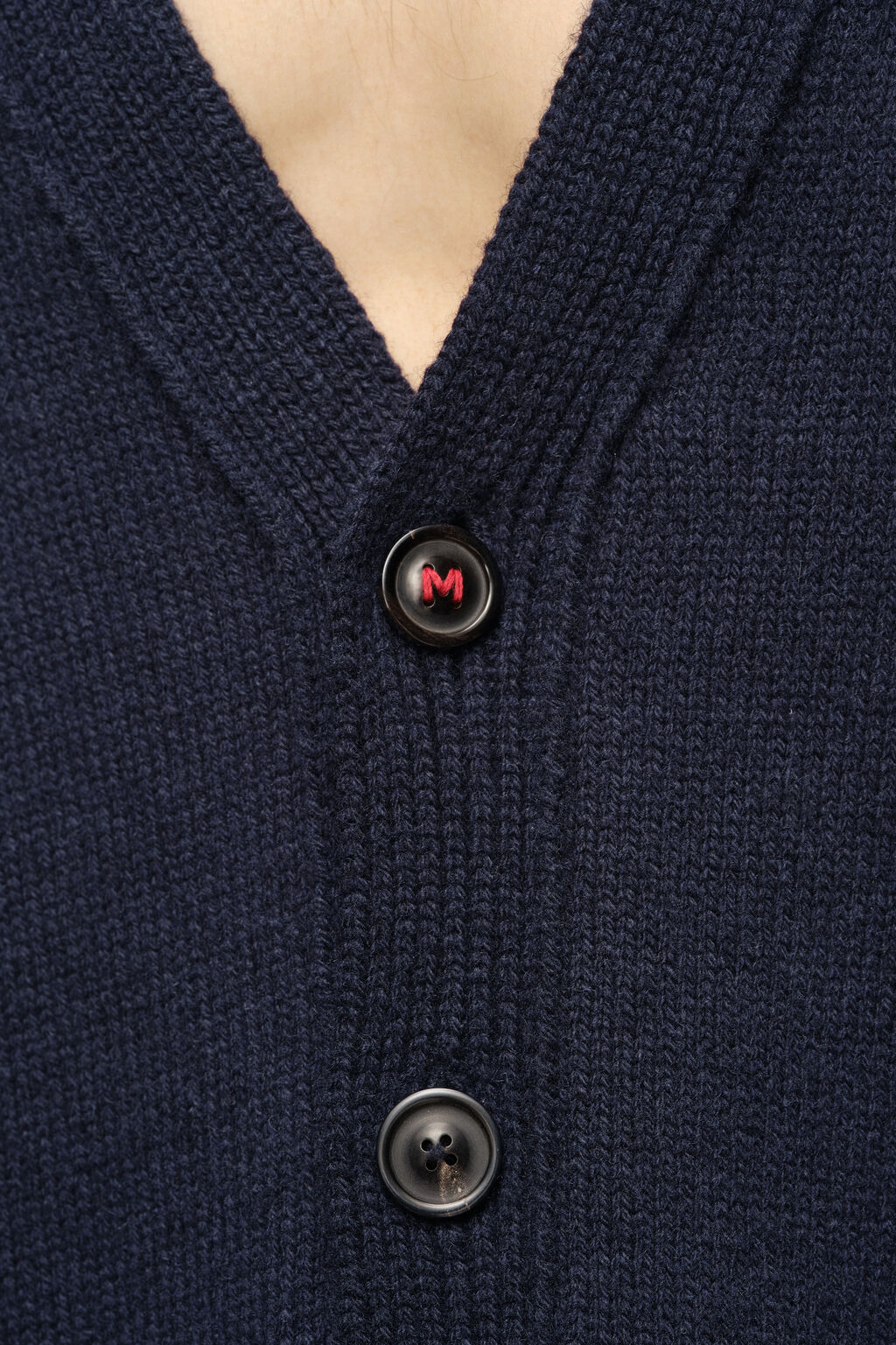 Maison Margiela Elbow patch cardigan