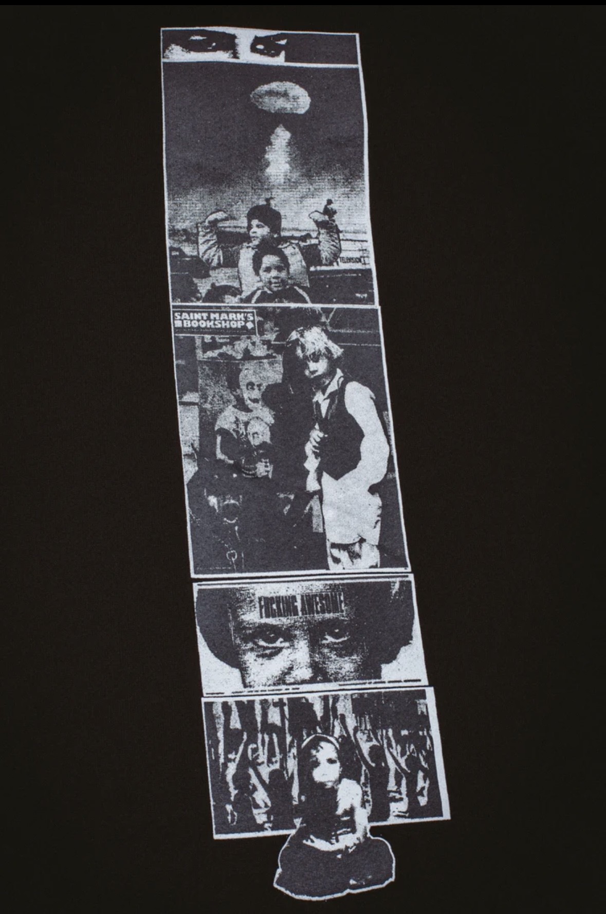 FUCKING AWESOME 2025 DILL COLLAGE ZIP HOODIE