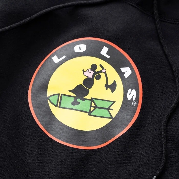LOLA`S HARDWARE EVIL MOUSE HOODIE