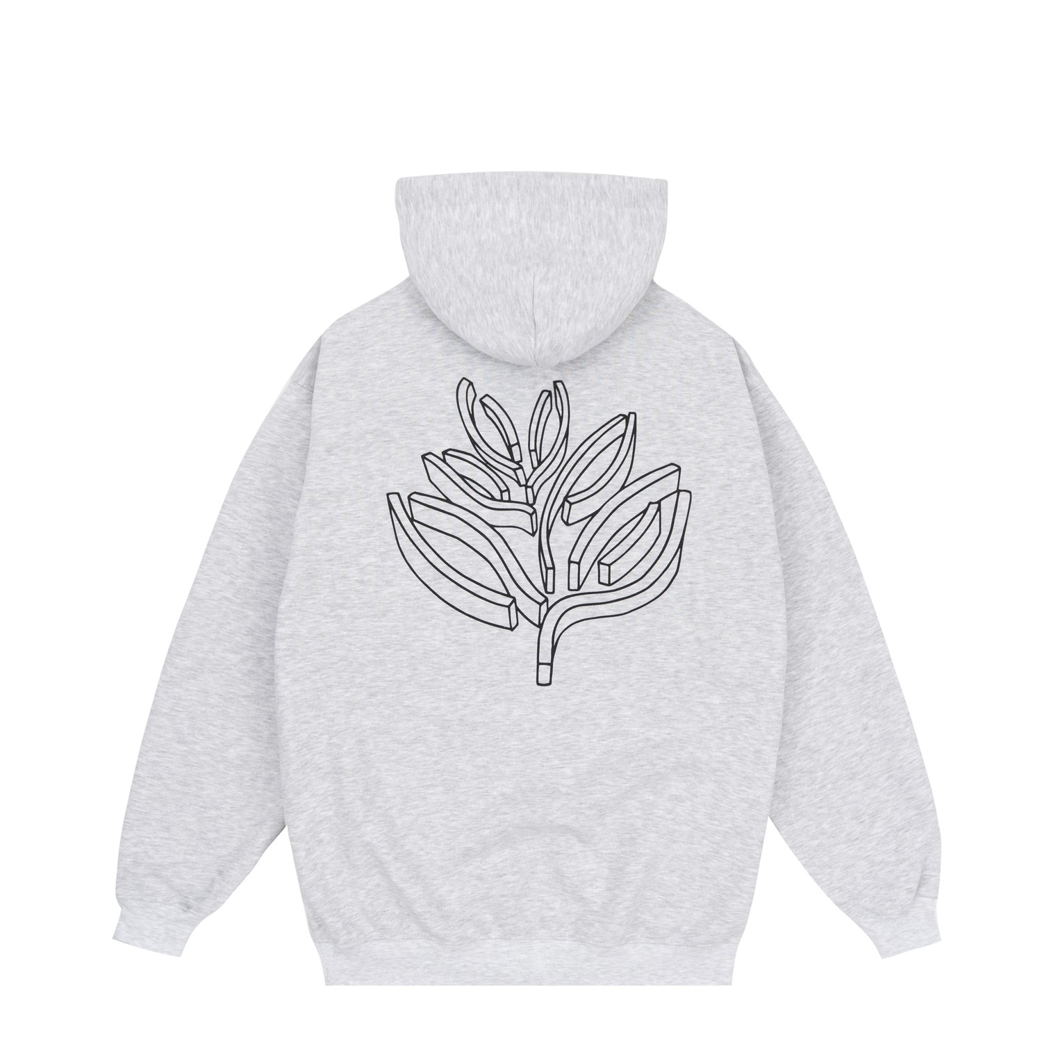 MAGENTA SKATEBOARDS BRUTALISTA HOODIE ASH