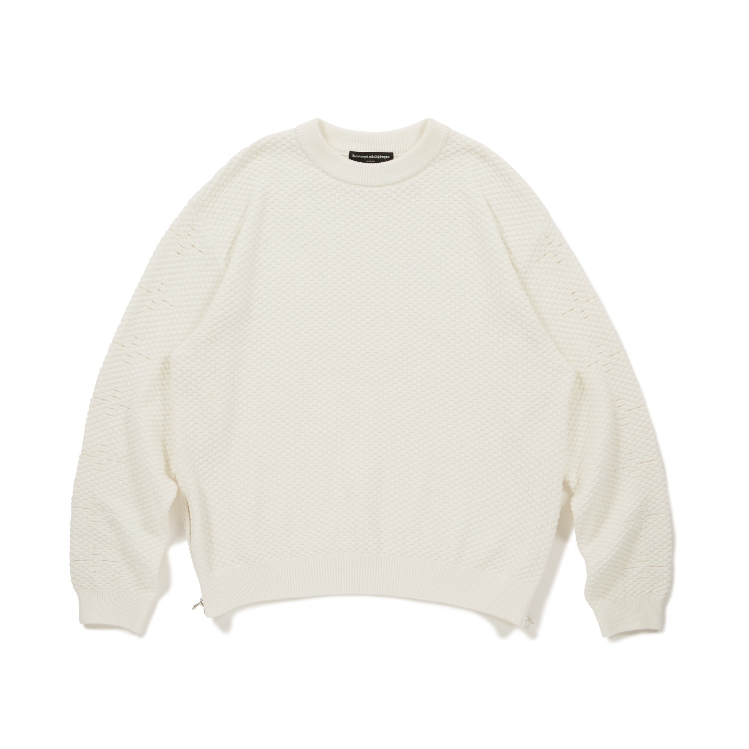 DIASPORA SKATEBOARDS CROCHET COTTON KNIT SWEATER