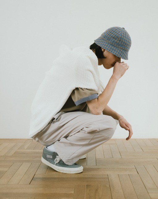 DIASPORA SKATEBOARDS CROCHET COTTON KNIT SWEATER