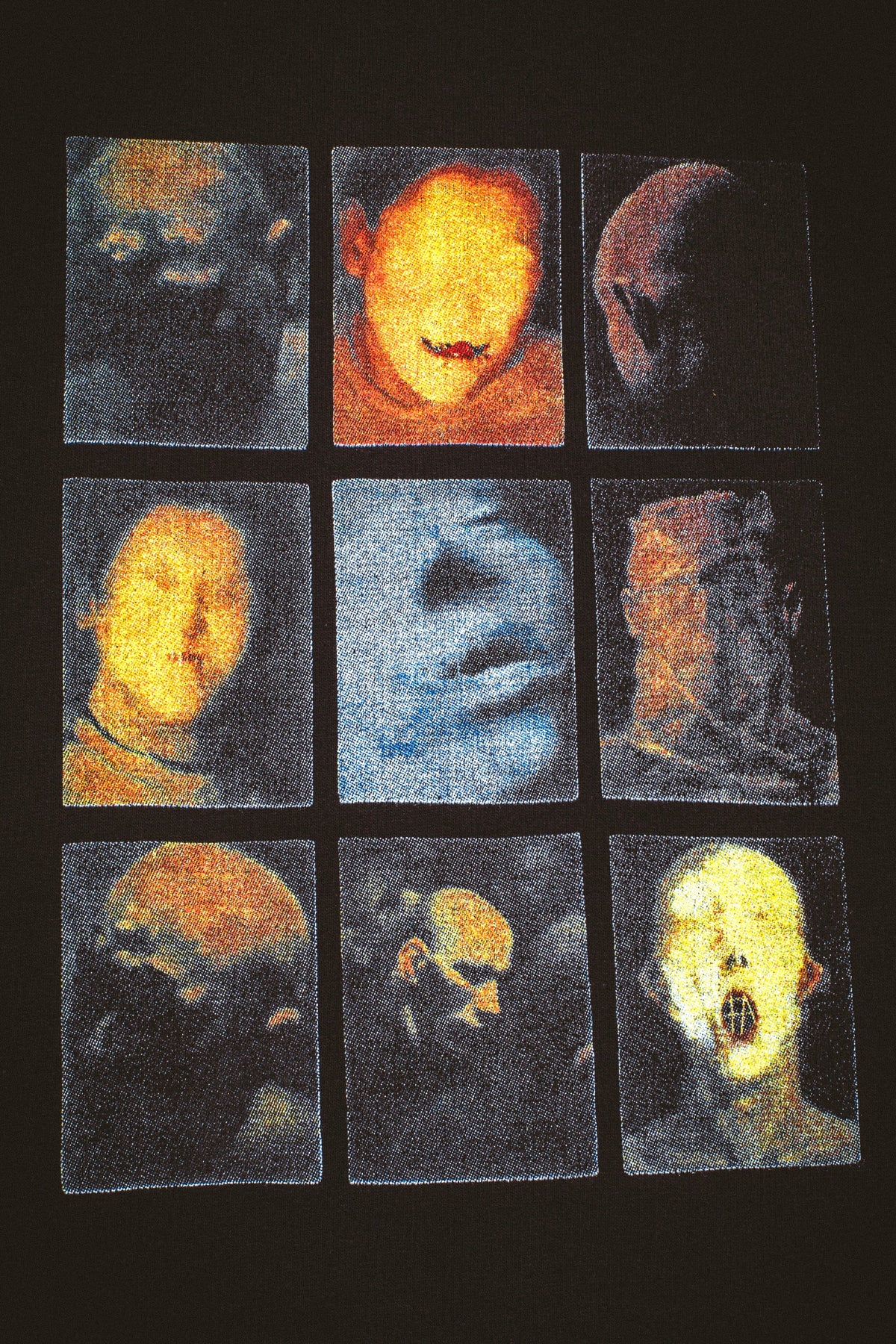 FUCKING AWESOME HOLOGRAM FACES CREWNECK