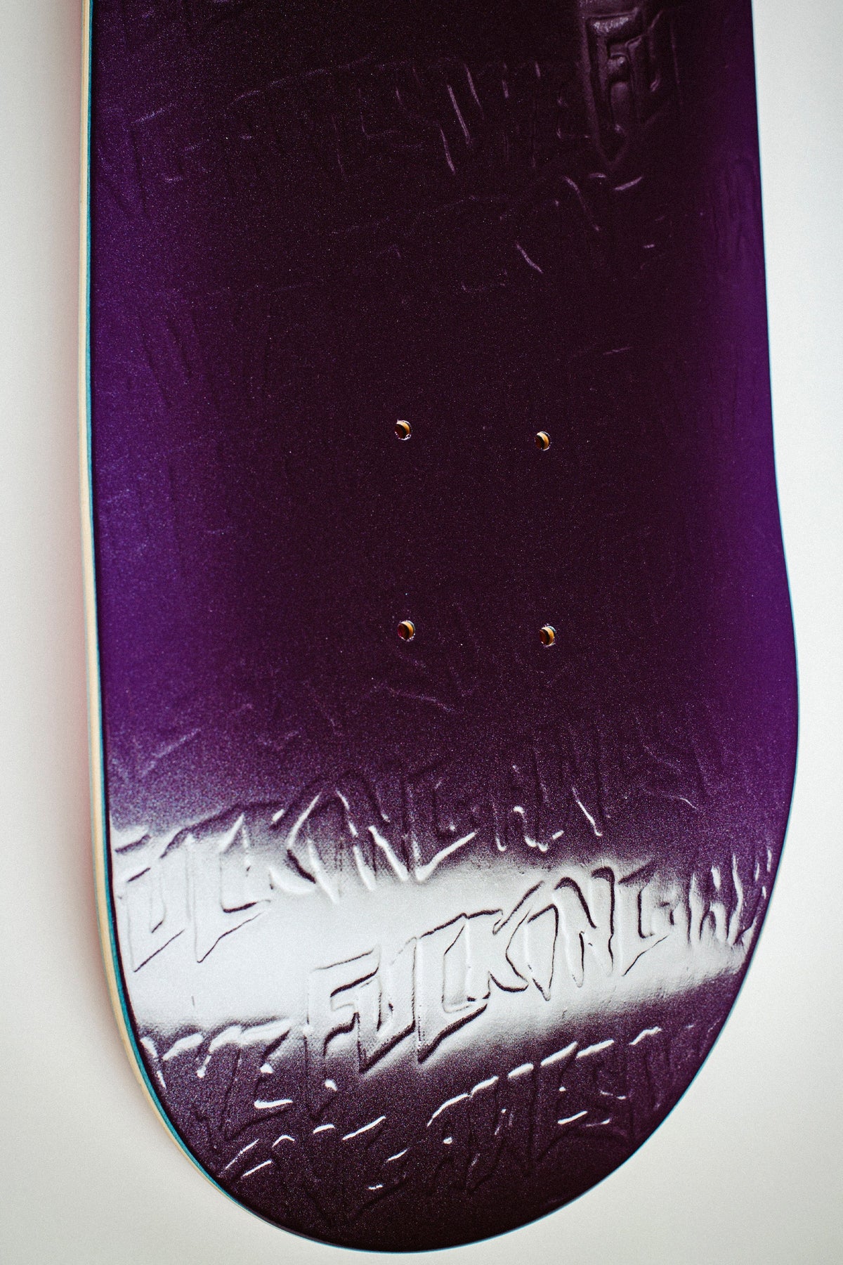FUCKING AWESOME EMBOSSED COLOR BOARD PHANTOM PURPLE (SHAPE2) 8.25